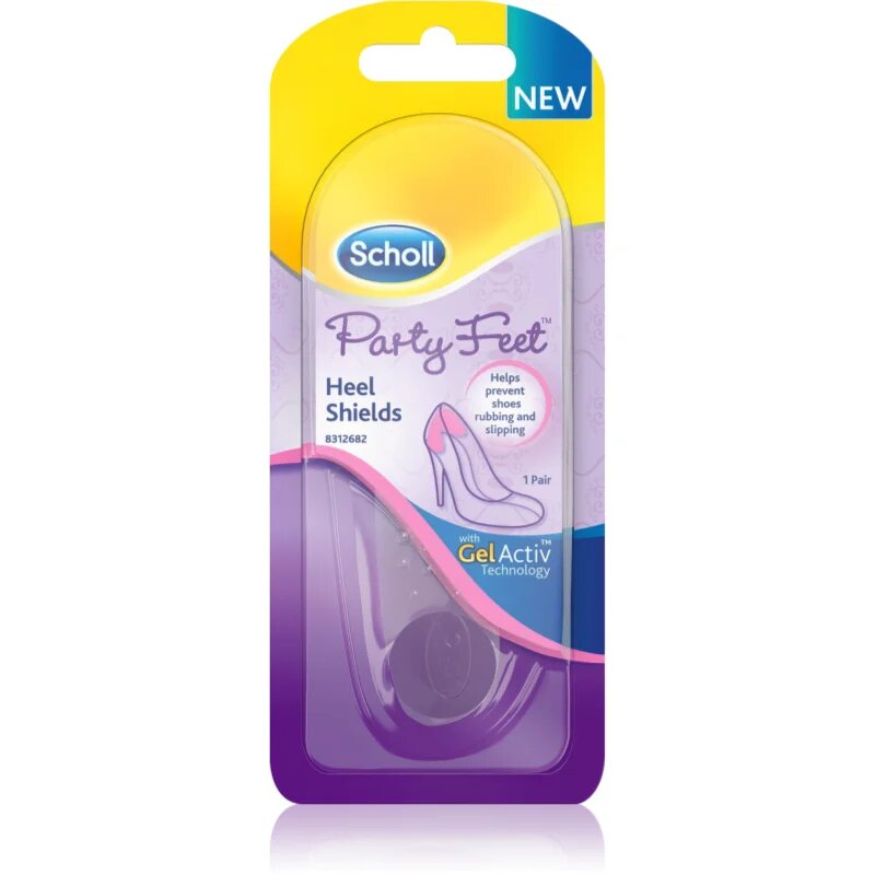 Scholl GelActiv Party Feet gel blazinice za pete 2 kos