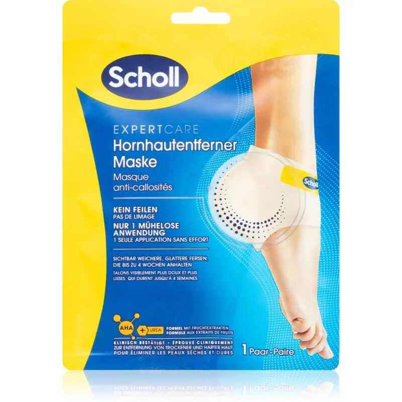 Scholl Pedimask™ Callus eksfoliacijska maska za pete 1 kos