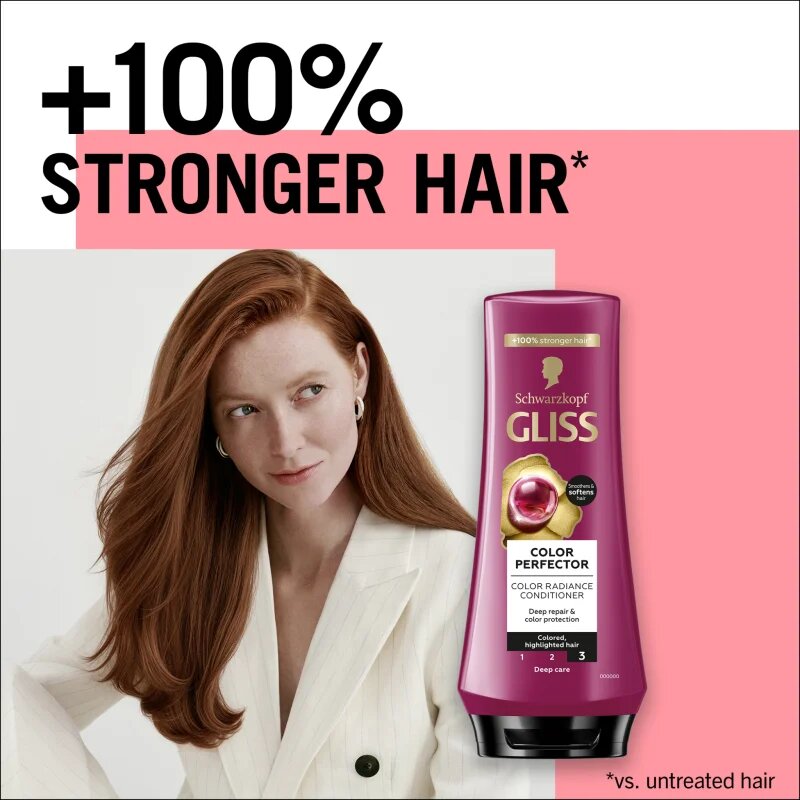 Schwarzkopf Gliss Color Perfector zaščitni balzam za barvane lase 200 ml