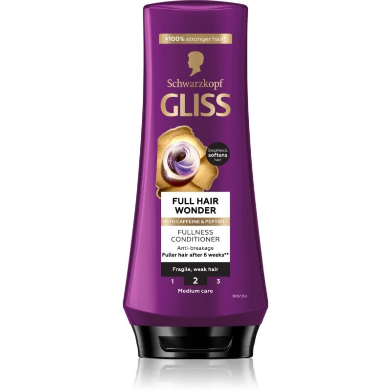 Schwarzkopf Gliss Full Hair Wonder regeneracijski balzam za krhke lase 200 ml