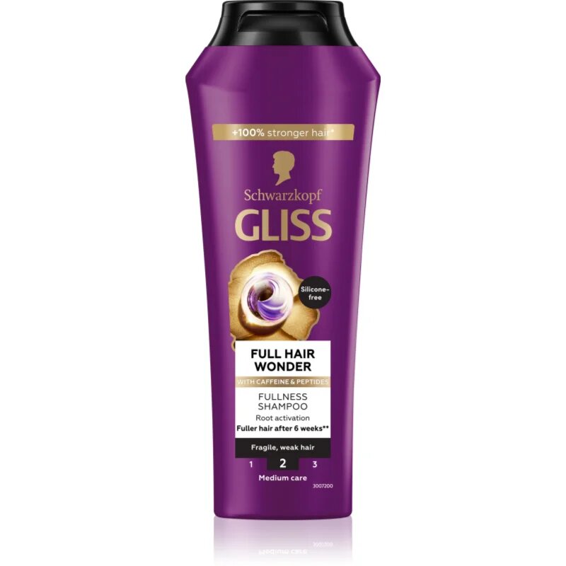 Schwarzkopf Gliss Full Hair Wonder regeneracijski šampon za šibke lase 250 ml