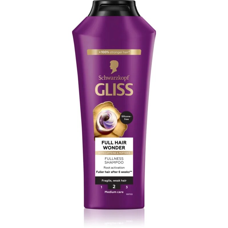 Schwarzkopf Gliss Full Hair Wonder regeneracijski šampon za šibke lase 400 ml