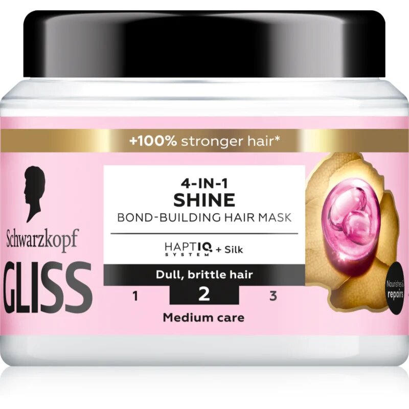 Schwarzkopf Gliss Liquid Silk maska za krepitev in sijaj las 400 ml