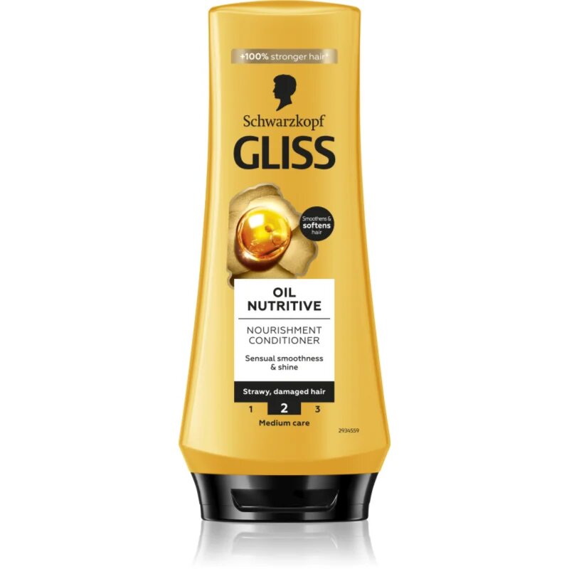 Schwarzkopf Gliss Oil Nutritive hranilni balzam z oljem 200 ml