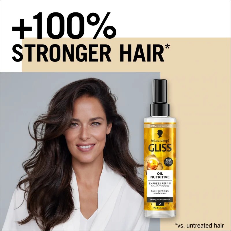 Schwarzkopf Gliss Oil Nutritive regeneracijski balzam za neobvladljive lase 200 ml