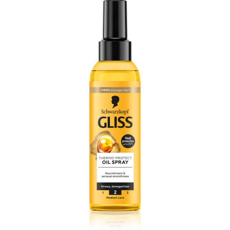 Schwarzkopf Gliss Oil Nutritive zaščitno olje za toplotno oblikovanje las 150 ml