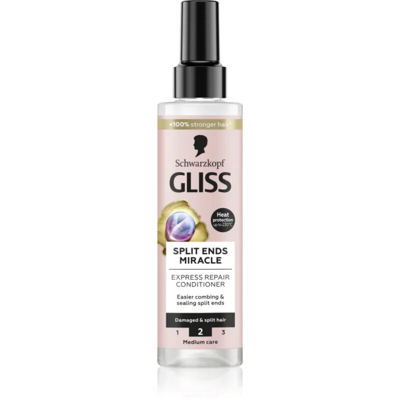 Schwarzkopf Gliss Split Ends Miracle balzam brez spiranja za razcepljene konice 200 ml