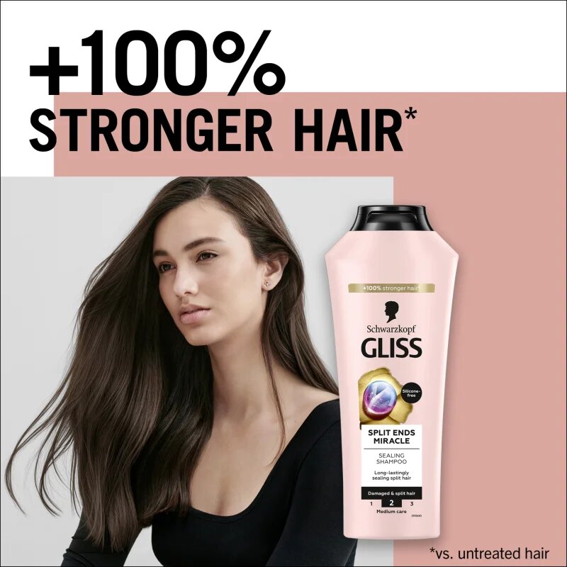 Schwarzkopf Gliss Split Ends Miracle regeneracijski šampon za razcepljene konice 400 ml