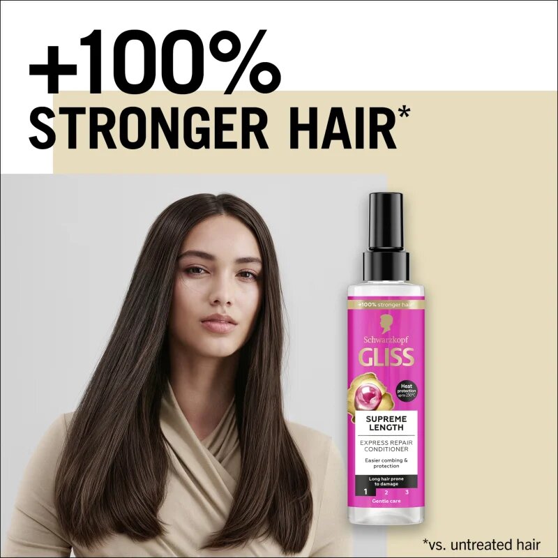 Schwarzkopf Gliss Supreme Length regeneracijski balzam za dolge lase 200 ml