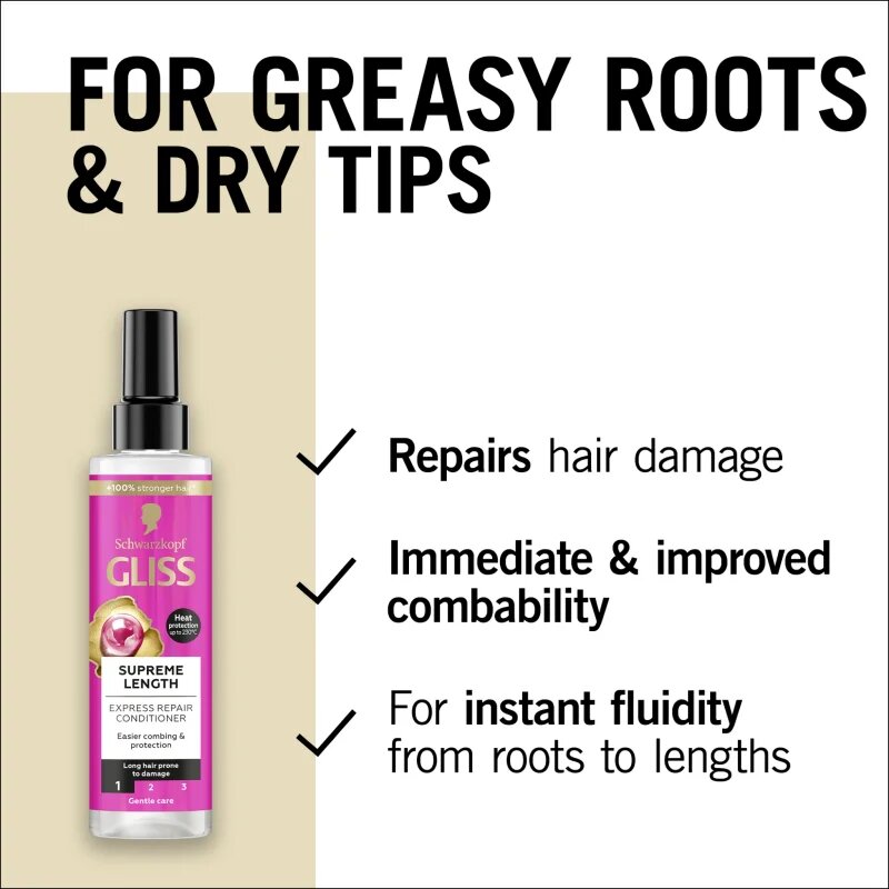 Schwarzkopf Gliss Supreme Length regeneracijski balzam za dolge lase 200 ml