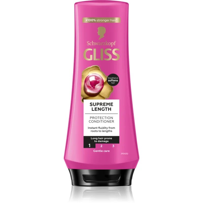 Schwarzkopf Gliss Supreme Length zaščitni balzam za dolge lase 200 ml