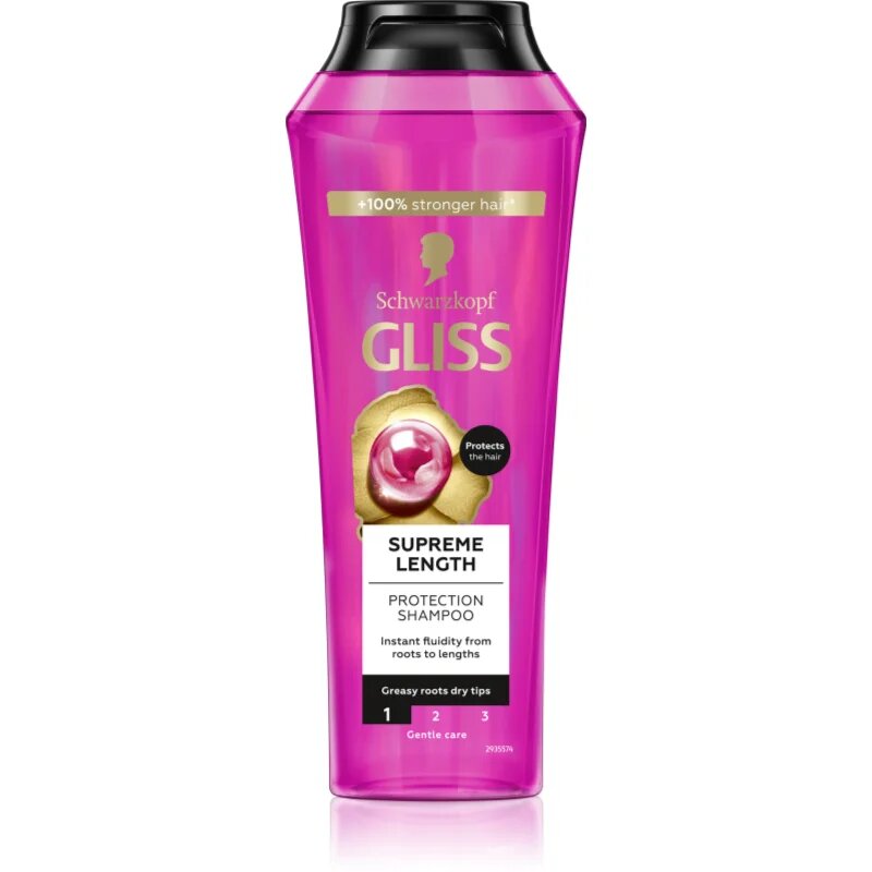 Schwarzkopf Gliss Supreme Length zaščitni šampon za dolge lase 250 ml