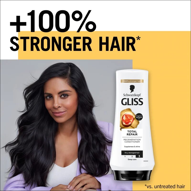 Schwarzkopf Gliss Total Repair intenzivni regeneracijski balzam 200 ml