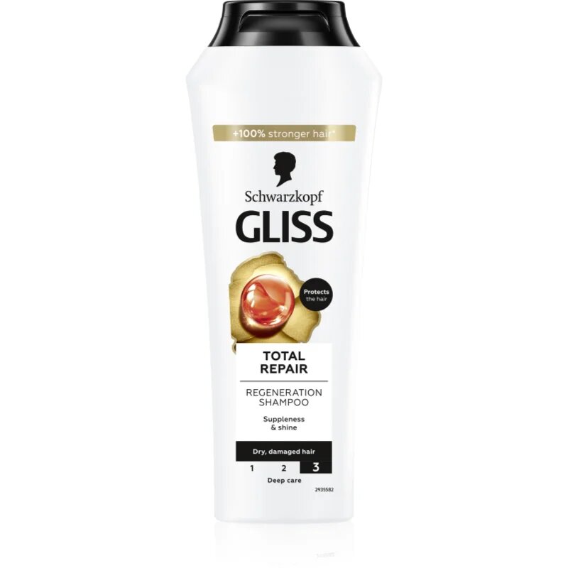 Schwarzkopf Gliss Total Repair intenzivno regeneracijski šampon 250 ml
