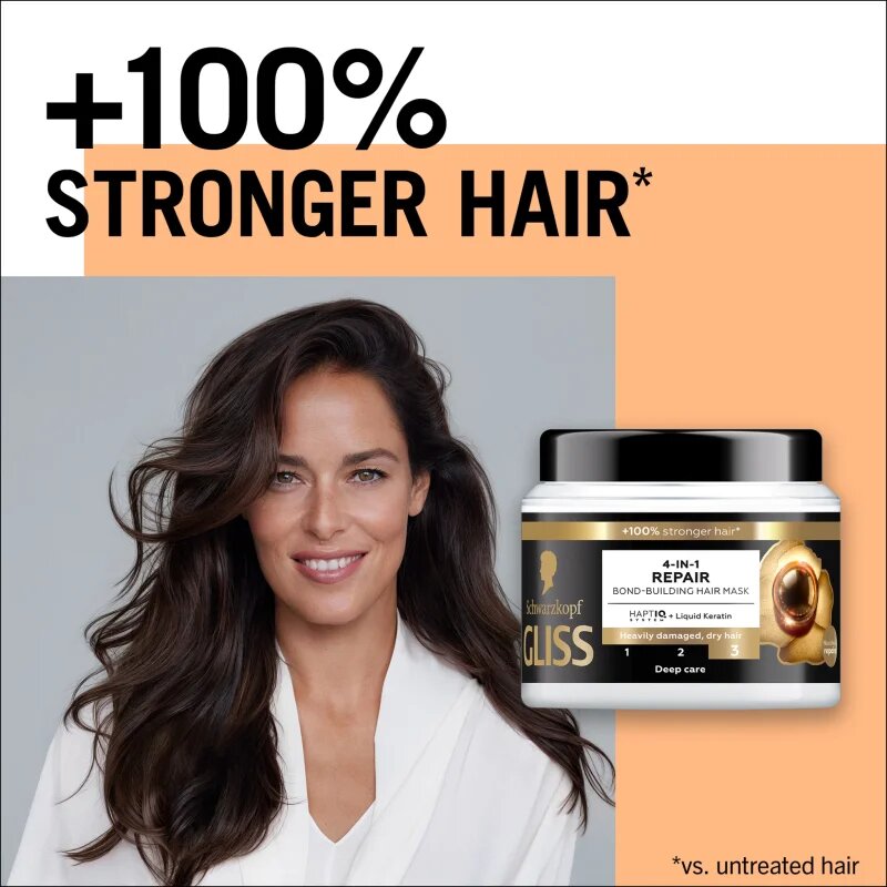 Schwarzkopf Gliss Ultimate Repair regeneracijska maska za lase 4 v 1 400 ml