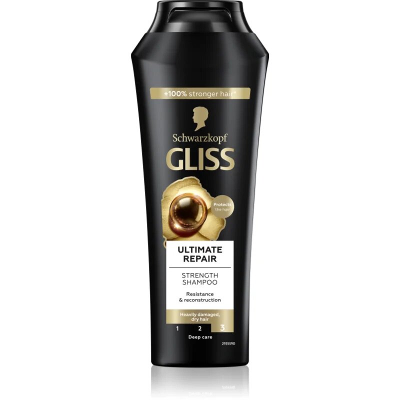 Schwarzkopf Gliss Ultimate Repair šampon za okrepitev las za suhe in poškodovane lase 250 ml