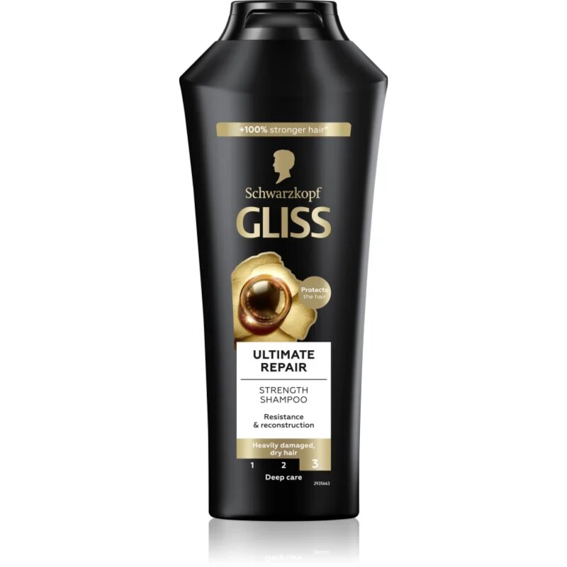 Schwarzkopf Gliss Ultimate Repair šampon za okrepitev las za suhe in poškodovane lase 400 ml