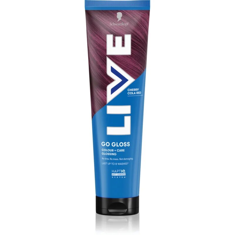 Schwarzkopf LIVE Colour + Care hranilna maska za lase odtenek Cherry Cola Red 150 ml