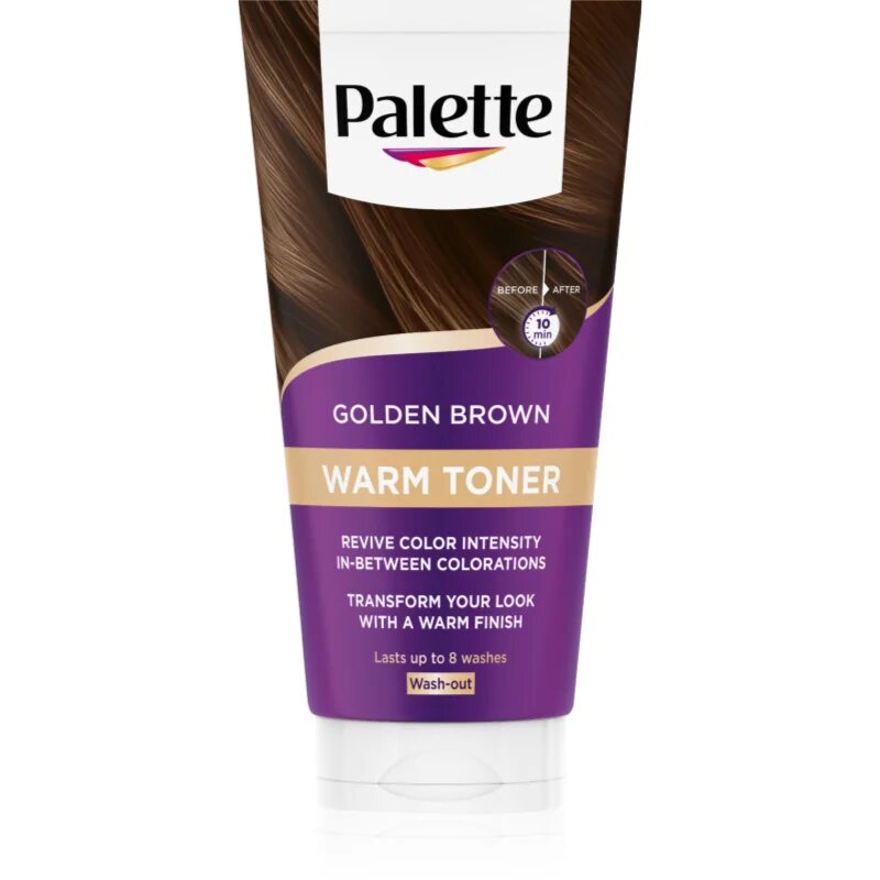 Schwarzkopf Palette Warm Toner maska za tople odtenke rjavih las odtenek Golden Brown 150 ml