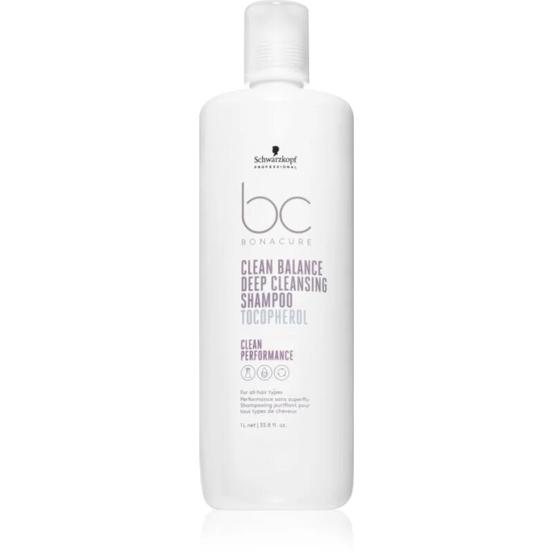 Schwarzkopf Professional BC Bonacure Clean Balance globinsko čistilni šampon 1000 ml