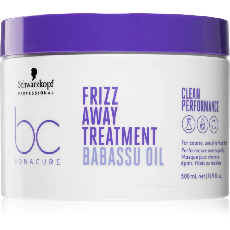 Schwarzkopf Professional BC Bonacure Frizz Away Treatment maska za neobvladljive lase 500 ml