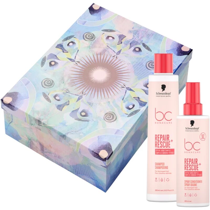 Schwarzkopf Professional BC Bonacure Repair Rescue+ darilni set za blond lase