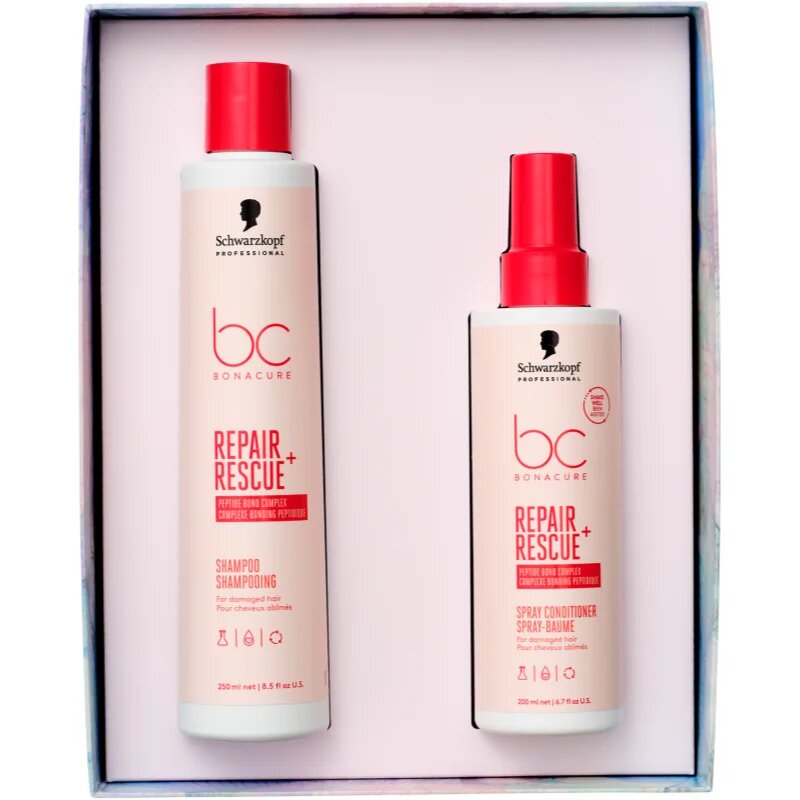 Schwarzkopf Professional BC Bonacure Repair Rescue+ darilni set za blond lase