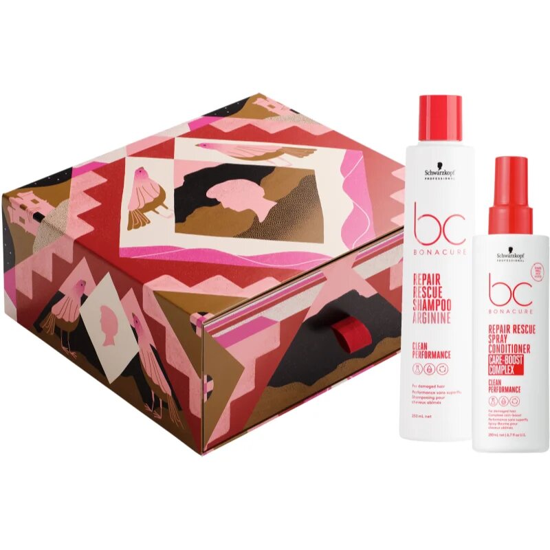 Schwarzkopf Professional BC Bonacure Repair Rescue darilni set za suhe in poškodovane lase