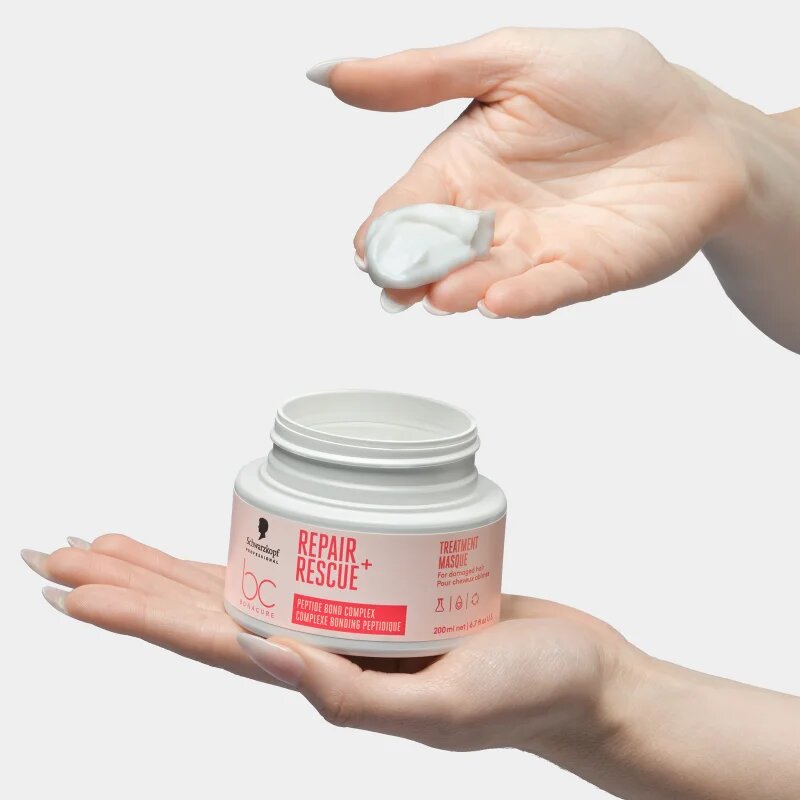 Schwarzkopf Professional BC Bonacure Repair Rescue+ intenzivna hranilna maska za poškodovane lase 200 ml