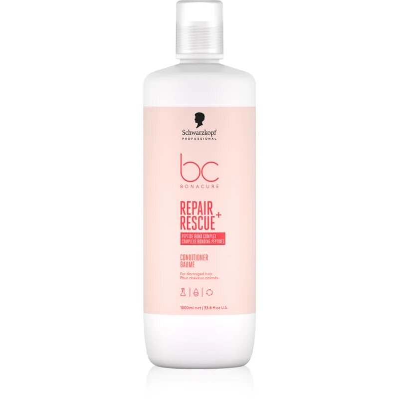 Schwarzkopf Professional BC Bonacure Repair Rescue+ intenzivni balzam za poškodovane lase 1000 ml