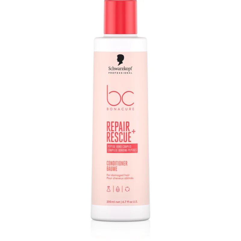 Schwarzkopf Professional BC Bonacure Repair Rescue+ intenzivni balzam za poškodovane lase 200 ml