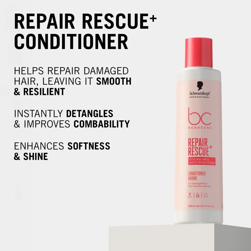 Schwarzkopf Professional BC Bonacure Repair Rescue+ intenzivni balzam za poškodovane lase 200 ml