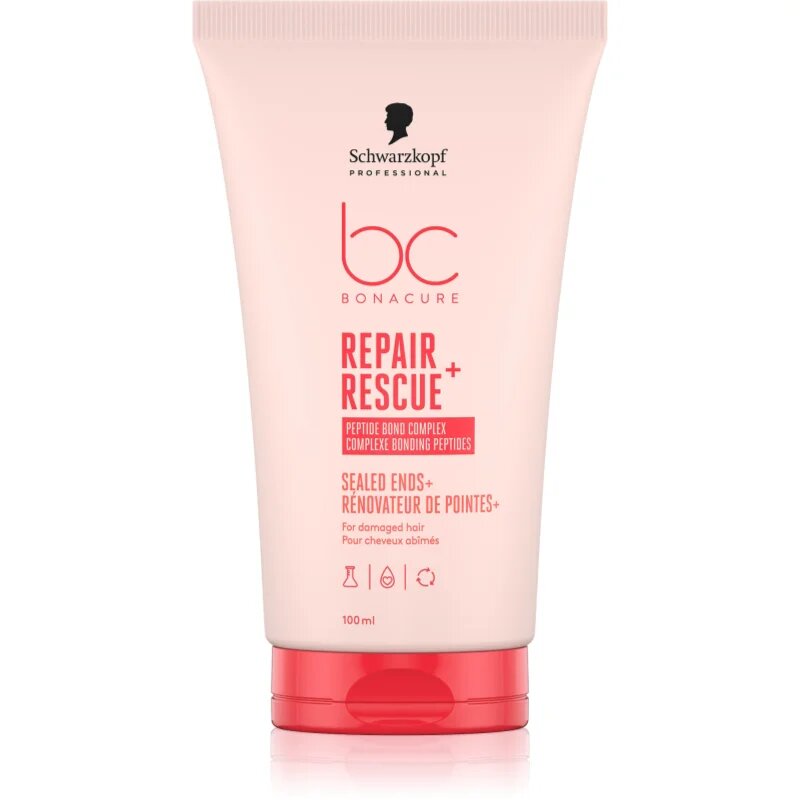 Schwarzkopf Professional BC Bonacure Repair Rescue+ kremasti serum za zelo poškodovane lase z razcepljenimi konicami 100 ml