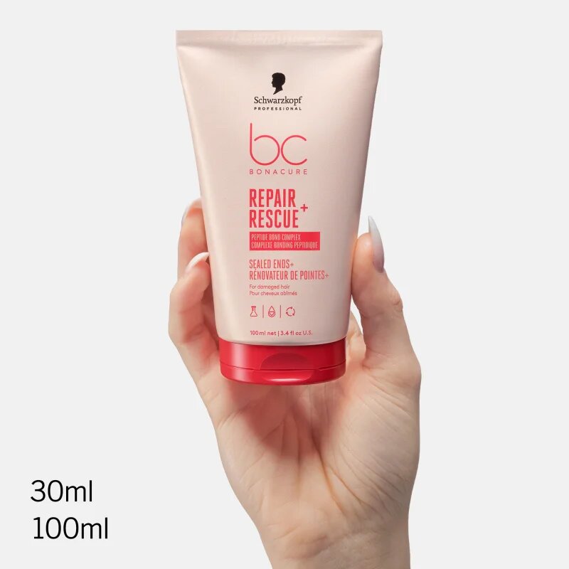 Schwarzkopf Professional BC Bonacure Repair Rescue+ kremasti serum za zelo poškodovane lase z razcepljenimi konicami 100 ml