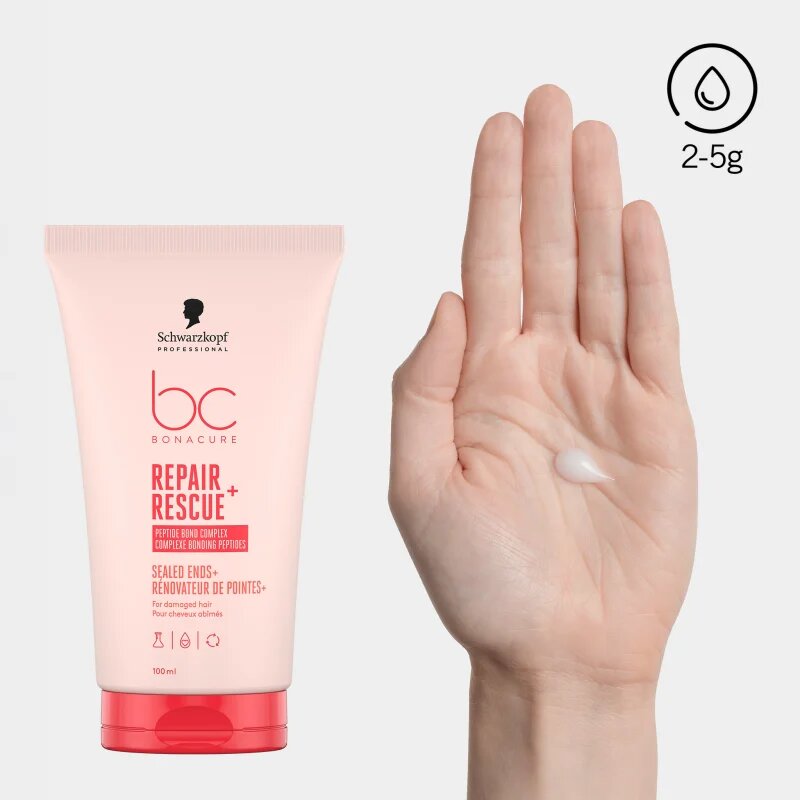 Schwarzkopf Professional BC Bonacure Repair Rescue+ kremasti serum za zelo poškodovane lase z razcepljenimi konicami 100 ml