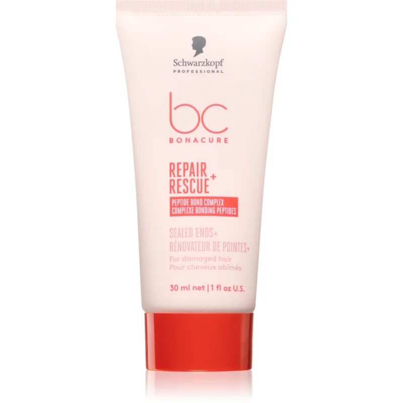 Schwarzkopf Professional BC Bonacure Repair Rescue+ kremasti serum za zelo poškodovane lase z razcepljenimi konicami 30 ml