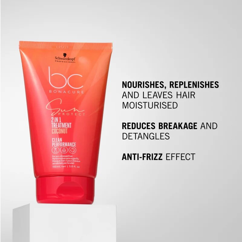 Schwarzkopf Professional BC Bonacure Sun Protect 2-IN-1 Treatment regeneracijska kura 2 v 1 75 ml