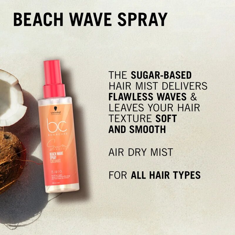Schwarzkopf Professional BC Bonacure Sun Protect Beach Waves Spray pršilo za lase za učinek kot s plaže 150 ml