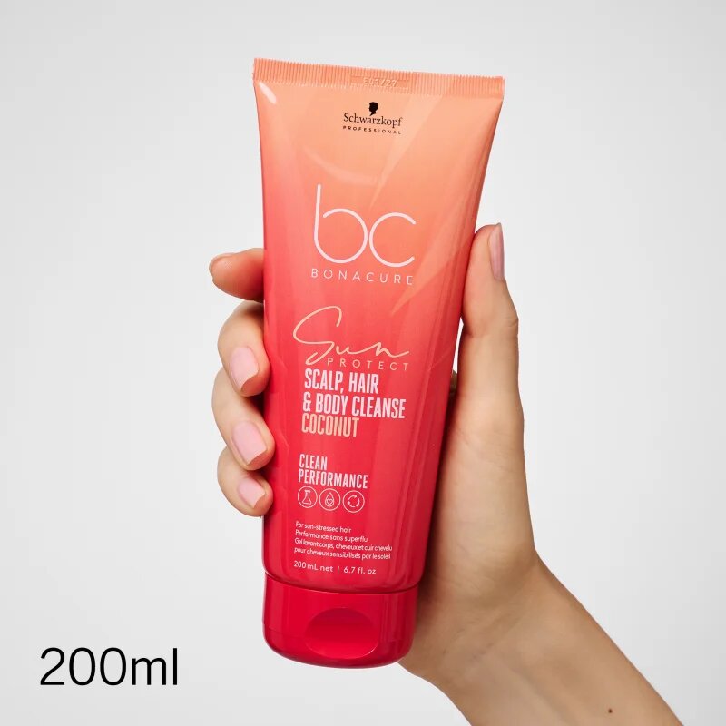 Schwarzkopf Professional BC Bonacure Sun Protect Scalp Hair & Body Cleanse gel za prhanje 2 v 1 200 ml