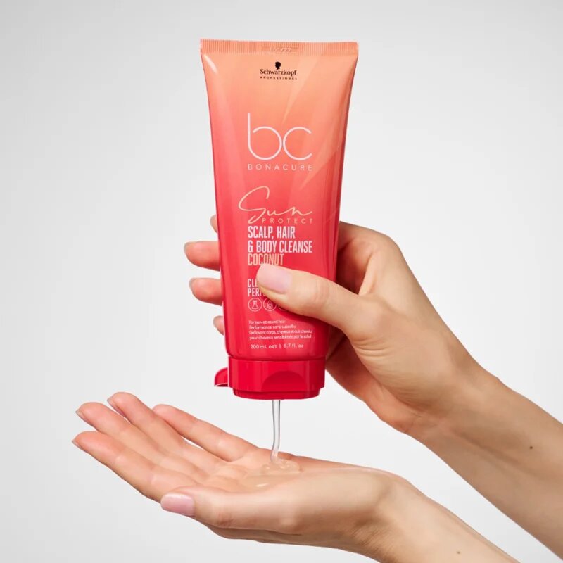 Schwarzkopf Professional BC Bonacure Sun Protect Scalp Hair & Body Cleanse gel za prhanje 2 v 1 200 ml