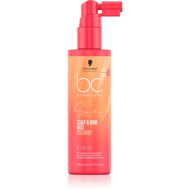 Schwarzkopf Professional BC Bonacure Sun Protect Scalp & Hair Mist zaščitno pršilo za obremenjene lase in lasišče SPF 20 100 ml
