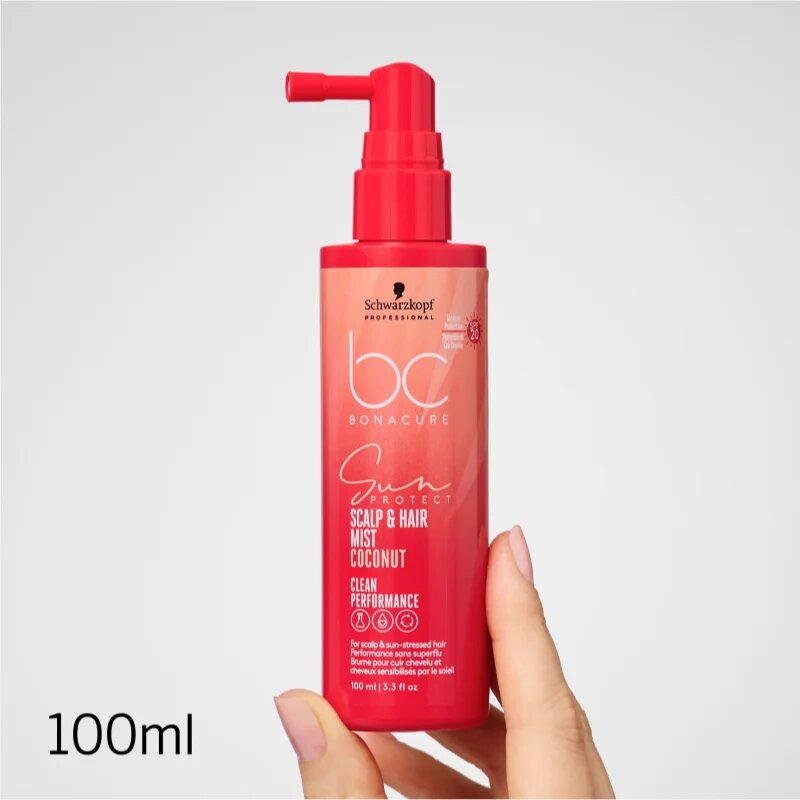 Schwarzkopf Professional BC Bonacure Sun Protect Scalp & Hair Mist zaščitno pršilo za obremenjene lase in lasišče SPF 20 100 ml