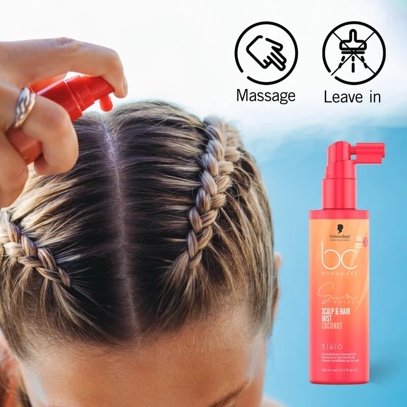 Schwarzkopf Professional BC Bonacure Sun Protect Scalp & Hair Mist zaščitno pršilo za obremenjene lase in lasišče SPF 20 100 ml