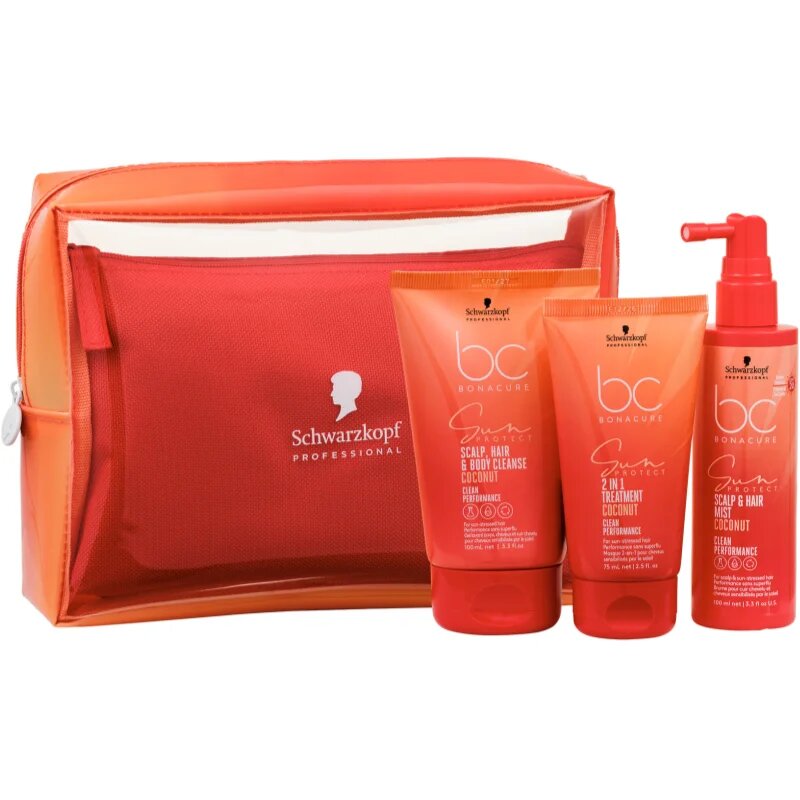 Schwarzkopf Professional BC Bonacure Sun Protect Sun Bag Potovalni set za lase izpostavljene soncu 1 kos