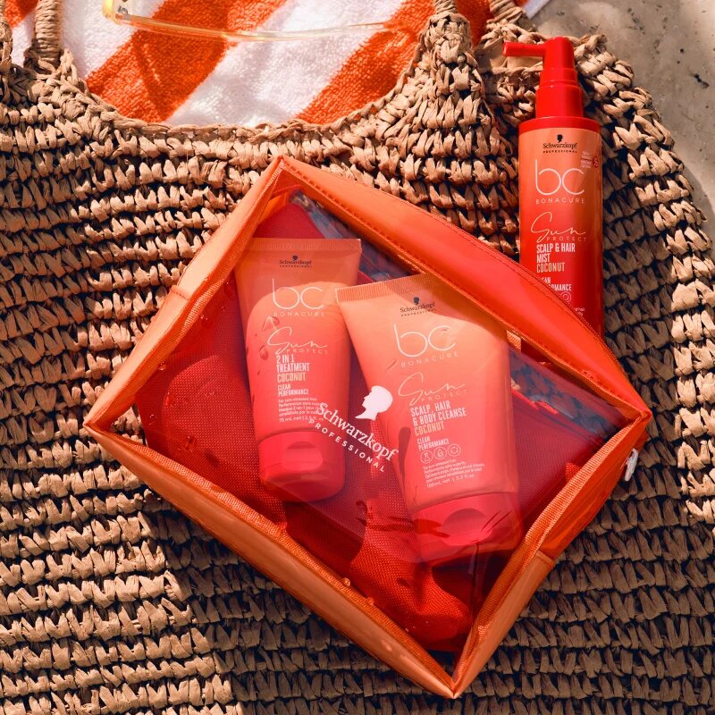 Schwarzkopf Professional BC Bonacure Sun Protect Sun Bag Potovalni set za lase izpostavljene soncu 1 kos