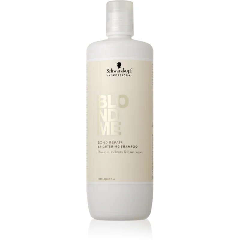 Schwarzkopf Professional Blondme Bond Repair Brightening Shampoo osvetljevalni šampon za blond lase 1000 ml