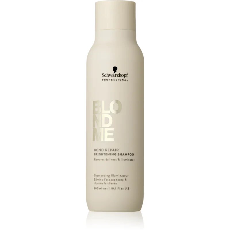 Schwarzkopf Professional Blondme Bond Repair Brightening Shampoo osvetljevalni šampon za blond lase 300 ml