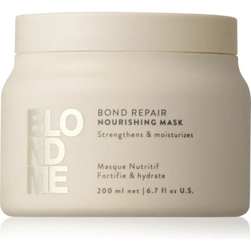 Schwarzkopf Professional Blondme Bond Repair Nourishing Mask intenzivna hranilna maska 200 ml
