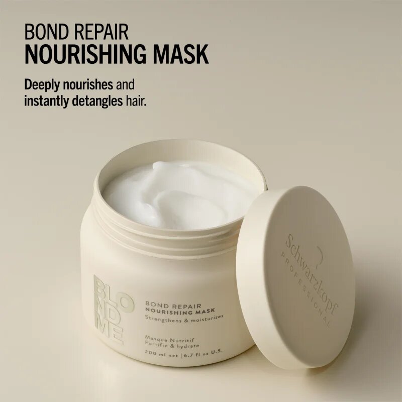 Schwarzkopf Professional Blondme Bond Repair Nourishing Mask intenzivna hranilna maska 200 ml