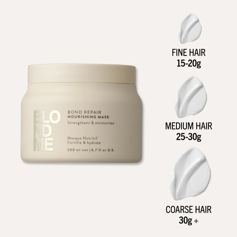Schwarzkopf Professional Blondme Bond Repair Nourishing Mask intenzivna hranilna maska 200 ml